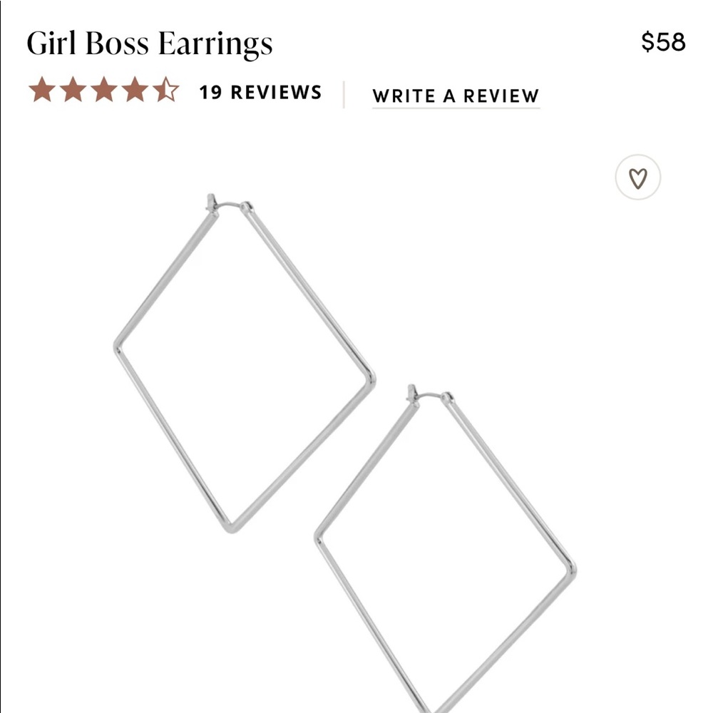 Brand new uncommon James earrings